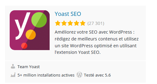 Yoast SEO Le plugin de référencement de wordpress le plus populaire